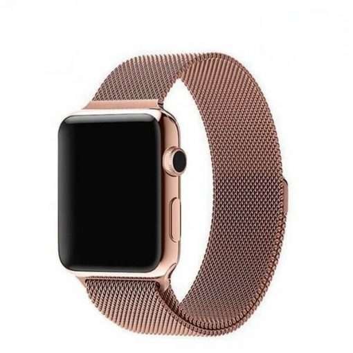 opaska pasek bransoleta MILANESEBAND Apple Watch 1/2/3/4/5/6/7/8/9/10/SE 38/40/41/42mm ROSE GOLD Bestphone