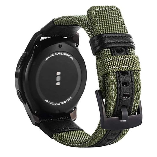 Opaska Pasek Bransoleta Nylon Samsung Watch 46Mm 3 45Mm Gear S3 Huawei Watch Gt Gt2 2E Pro Gt3 Amazfit Gtr 2 2E Garmin Venu 2 Vivoavtive 4 Army Green Bestphone