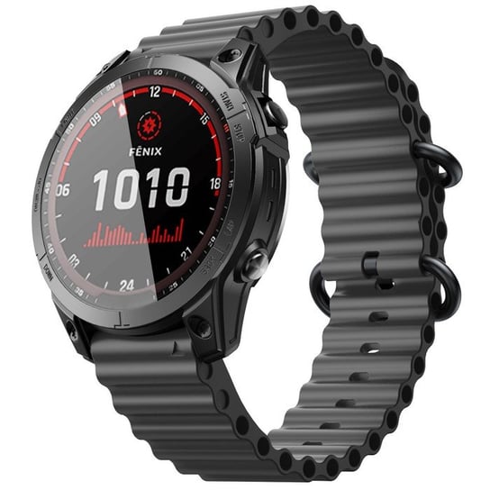 opaska pasek bransoleta OCEAN GARMIN FENIX 3/5X/3HR/5X PLUS/6X/6X PRO/7X czarna Bestphone