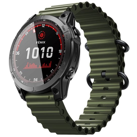 opaska pasek bransoleta OCEAN GARMIN FENIX 5/5+/6/6 PRO/7 army green Bestphone