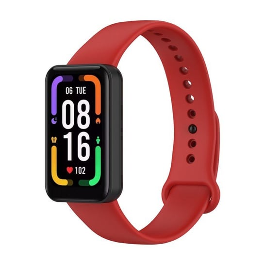 Opaska Pasek Bransoleta Smooth Xiaomi Redmi Smart Band Pro Czerwona Bestphone