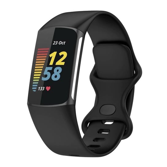 Opaska Pasek Bransoleta Smoothband Fitbit Charge 5 Czarna Bestphone