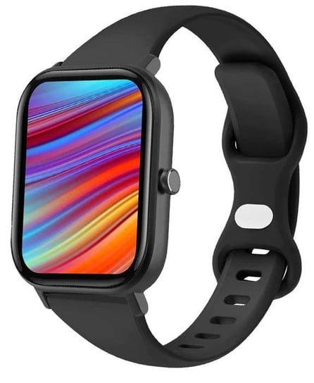 Opaska Pasek Bransoleta Wąska Smooth Samsung Watch 42Mm 3 41Mm 4 40/44Mm Active Huawei Watch Gt 2 / 3 42Mm Amazfit Gts 1 2  2E Mini Garmin Venu / Sq Czarna Bestphone