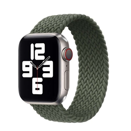 Opaska Pasek Bransoletka Solo Nylon Apple Watch 1/2/3/4/5/6/7/8/Ultra/Se 42/44/45/49Mm Army Green Rozmiar L Bestphone