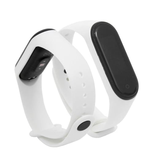 Opaska / Pasek Do Smartbanda Xiaomi Mi Band 3 Xmsh05Hm / 4 Xmsh07Hm Silikonowa Biała GSM-HURT