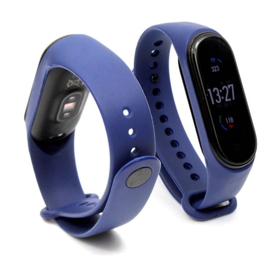 Opaska / Pasek Do Smartbanda Xiaomi Mi Band 3 Xmsh05Hm / 4 Xmsh07Hm Silikonowa Granatowa GSM-HURT