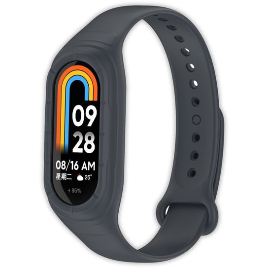Opaska pasek + etui 2w1 Vanfone do Xiaomi Mi Smart Band 8/9, ciemnoszary Vanfone