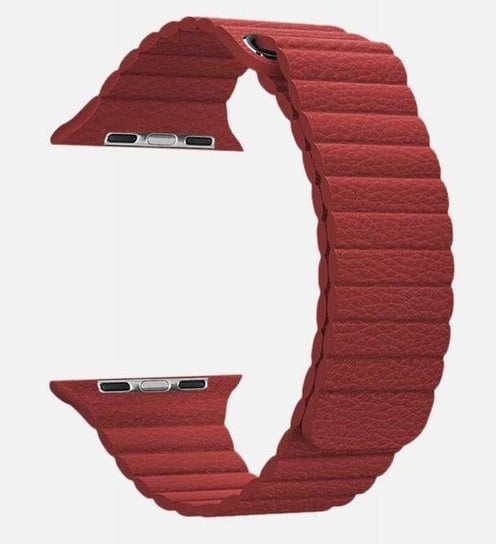 Opaska Pasek Leatherloop Apple Watch 1/2/3/4/5/6/7/8/Se 38/40/41Mm Red Bestphone