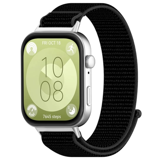 Opaska pasek nylonowy Vanfone do Huawei Watch Fit 3, głęboka czerń Vanfone