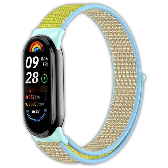 Opaska pasek nylonowy Vanfone do Xiaomi Mi Smart Band 8/9, camel Vanfone