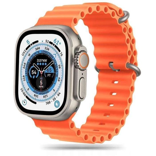 Opaska Pasek Ocean Apple Watch 4 / 5 / 6 / 7 / 8 / Se / Ultra (42 / 44 / 45 / 49 mm) Orange Bestphone