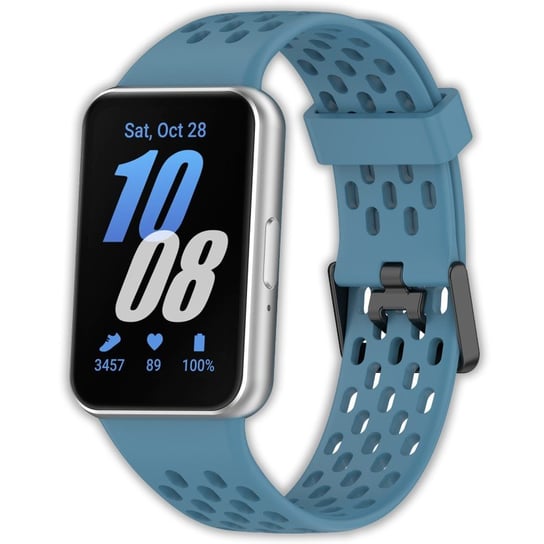 Opaska pasek perforowany Vanfone do Samsung Galaxy Fit 3 SM-R390, niebieski Vanfone