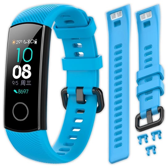 Opaska pasek silikonowy Vanfone do Honor Band 4/5, niebieski Vanfone