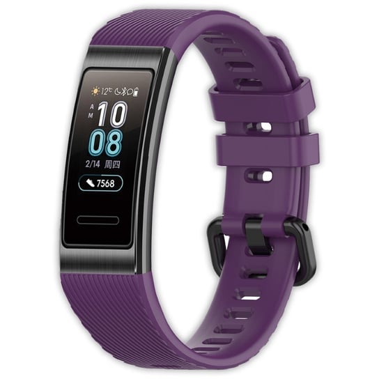 Opaska pasek silikonowy Vanfone do Huawei Band 3 Pro/4 Pro, fioletowy Vanfone