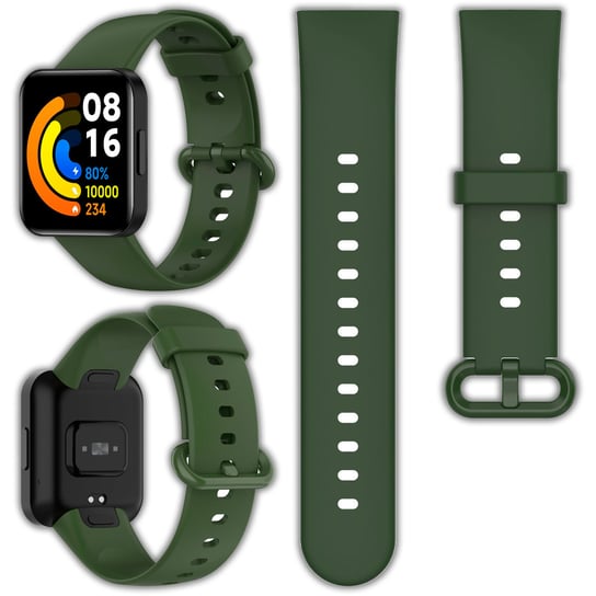 Opaska pasek silikonowy Vanfone do Xiaomi Redmi Watch 2 Lite, zielony Vanfone