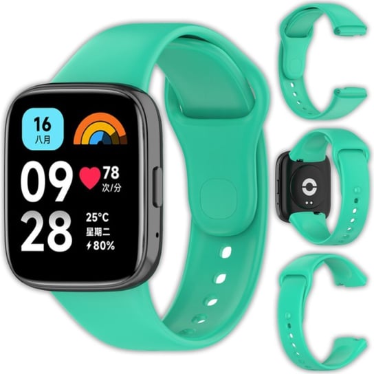Opaska pasek silikonowy Vanfone do Xiaomi Redmi Watch 3 Active, turkusowy Vanfone