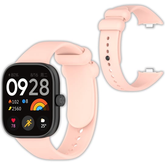 Opaska pasek silikonowy Vanfone do Xioami Redmi Watch 4, różowy Vanfone