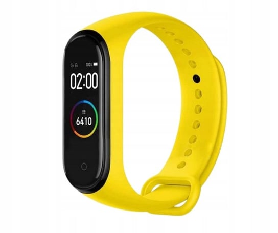 Opaska pasek zamienny do zegarka smartwatch xiaomi mi band 3/4 kolor żółty Wojer