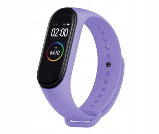 Opaska pasek zamienny do zegarka smartwatcha xiaomi mi band 3/4 lawendowy Wojer