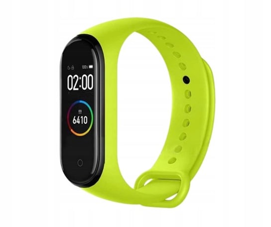 Opaska pasek zamienny do zegarka xiaomi mi band 3/4 w kolorze limokowym Inna marka