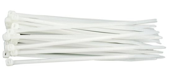 Opaska plastikowa biała VOREL, 150x2,5, 100 szt VOREL