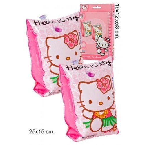 Opaska pływacka Hello Kitty - Dmuchana - 23x15cm - Marka MONDO - Dla dzieci od 3 roku życia - Różowa Inna marka