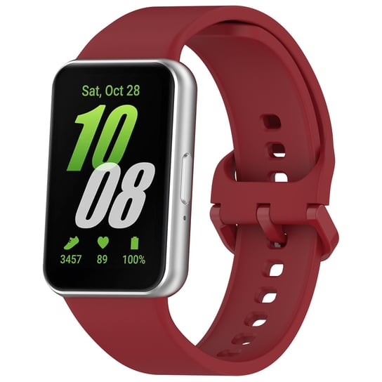 Opaska Silikon Czerwony do Samsung Galaxy Fit3 Fit 3 apgo