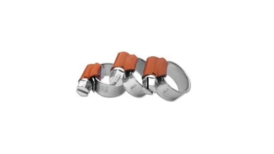 Opaska ślimakowa Force Orange do węża do gazu 10-16mm BRADAS