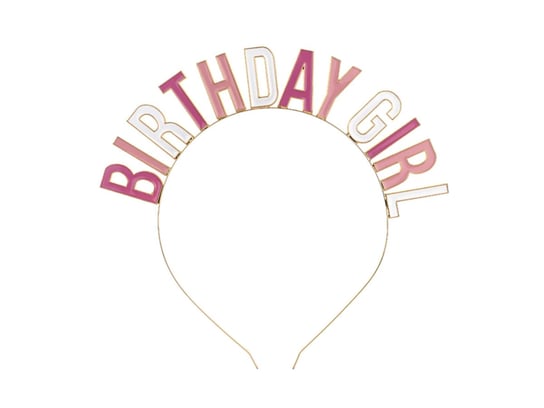 Opaska urodzinowa Birthday Girl - 1 szt.. PartyDeco