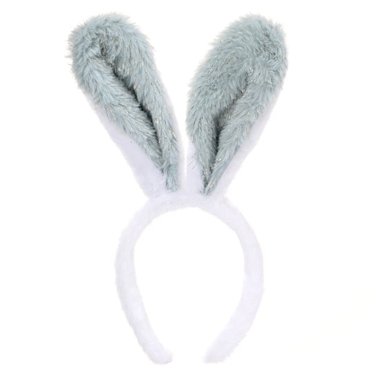 Opaska uszy, Easter, biała z szarymi uszami Empik
