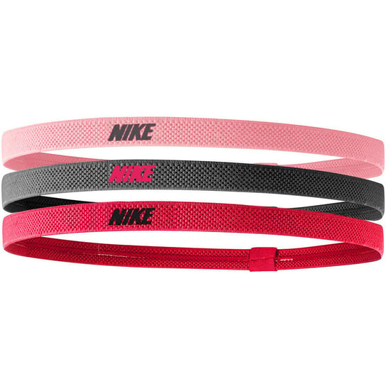 Opaski na głowę Nike Elastic 2.0 3 szt. różowa, fioletowa, j.różowa N1004529658OS Nike