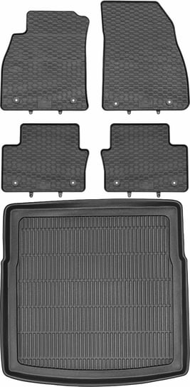 Opel Insignia A Kombi od 2009-2017r. Bagażnik MAX-DYWANIK 911512 + Dywaniki GEYER 804/4C Max-Dywanik