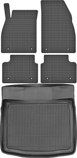 Opel Insignia A Sedan / Hatchback od 2009-2017r. Bagażnik MAX-DYWANIK 911513 + Dywaniki MOTOHOBBY 141104 Max-Dywanik