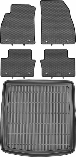 Opel Insignia A Sedan / Hatchback od 2009-2017r. Bagażnik MAX-DYWANIK 911514 + Dywaniki GEYER 804/4C Max-Dywanik