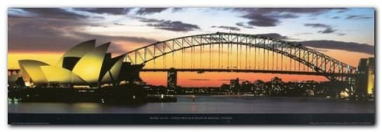 Opera House Sydney plakat obraz 95x33cm Wizard+Genius