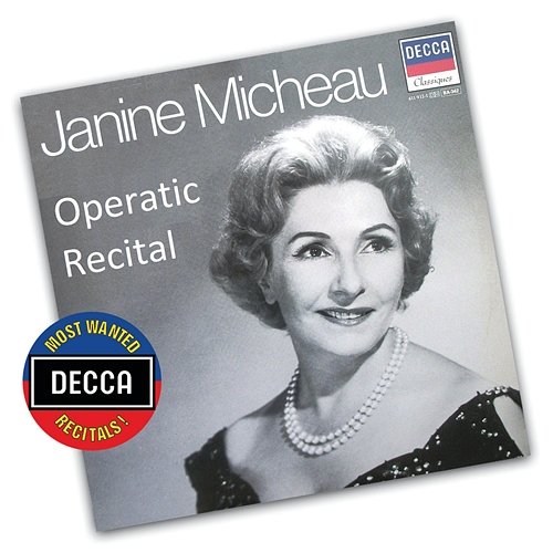 Operatic Recital Janine Micheau, Paris Conservatoire Orchestra, Roger Desormière