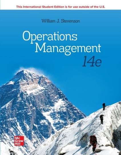 Operations Management ISE [DRM] - ebook PDF William J Stevenson