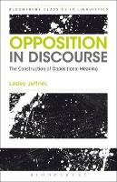 Opposition In Discourse Jeffries Lesley