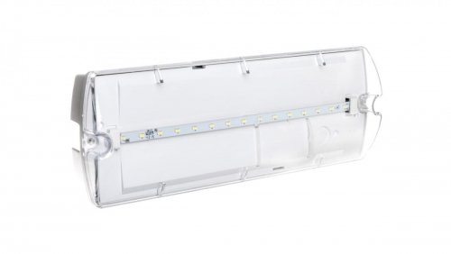 Oprawa awaryjna HELIOS IP65 ECO LED 3,2W 320lm 3m 1h jednozadaniowa PT HWM/3,2W/E/1/SE/PT/TR AWEX