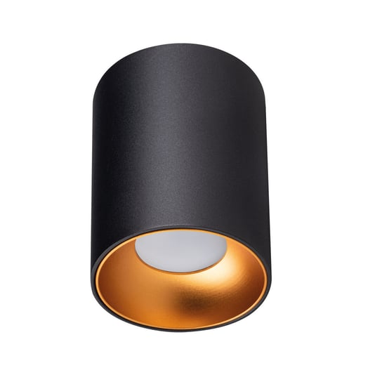 Oprawa natynkowa sufitowa punktowa tuba GU10 spot czarna / złota LIGHTLOGIC LL CEILING LAMP 03B/G Inna marka