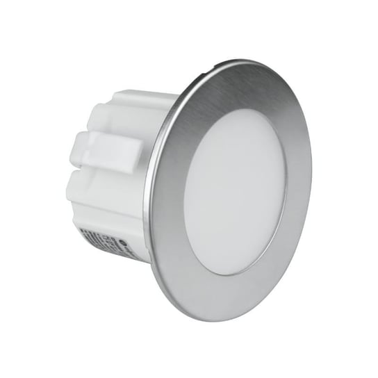Oprawa schodowa LED 1.2W okrągła srebrna DPM DPM