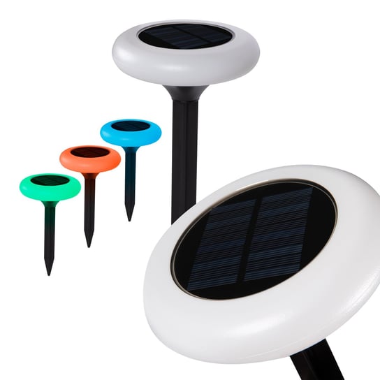 Oprawa solarna słupek wbijak dysk LIGHTLOGIC LL SLR LED SPK RGB Inna marka