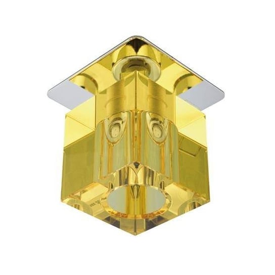 Oprawa Stropowa Chrom Kryształ Żółty G4 20W Sk-18 Candellux 2280083 Candellux