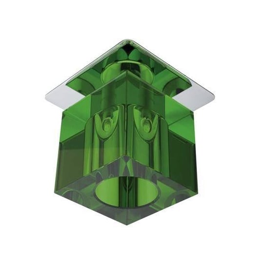 Oprawa Stropowa Kryształ Zielony/Chrom G4 20W Sk-19 Candellux 2280069 Candellux