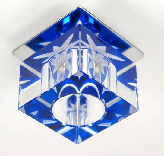 Oprawa Stropowa Szklana Kryształ Niebieski Sk-47 2217362 Candellux