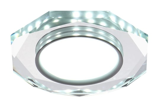 Oprawa sufitowa Ośmiokątna Szkło Transparentne Ring Led Biały, Candellux Candellux