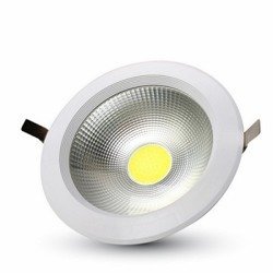 Oprawa sufitowa punktowa LED biała 30W Downlight Okrągły 4000K 3600lm Reflector Series-High Lumen VT-26301 1277 V-TAC V-TAC