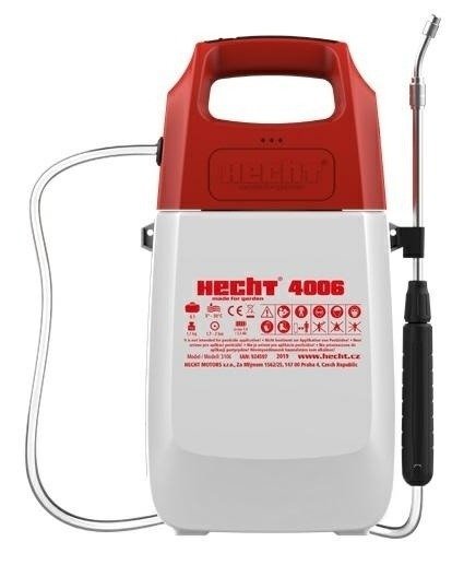 Opryskiwacz akumulatorowy ciśnieniowy HECHT 4006, 6 l HECHT