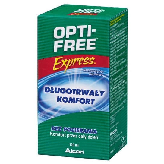 Opti-Free, Express, wielofunkcyjny płyn dezynfekujący do soczewek, Wyrób medyczny, 120 ml Opti-Free