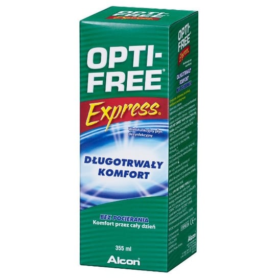 Opti-Free, Express, wielofunkcyjny płyn dezynfekujący do soczewek, Wyrób medyczny, 355 ml Opti-Free